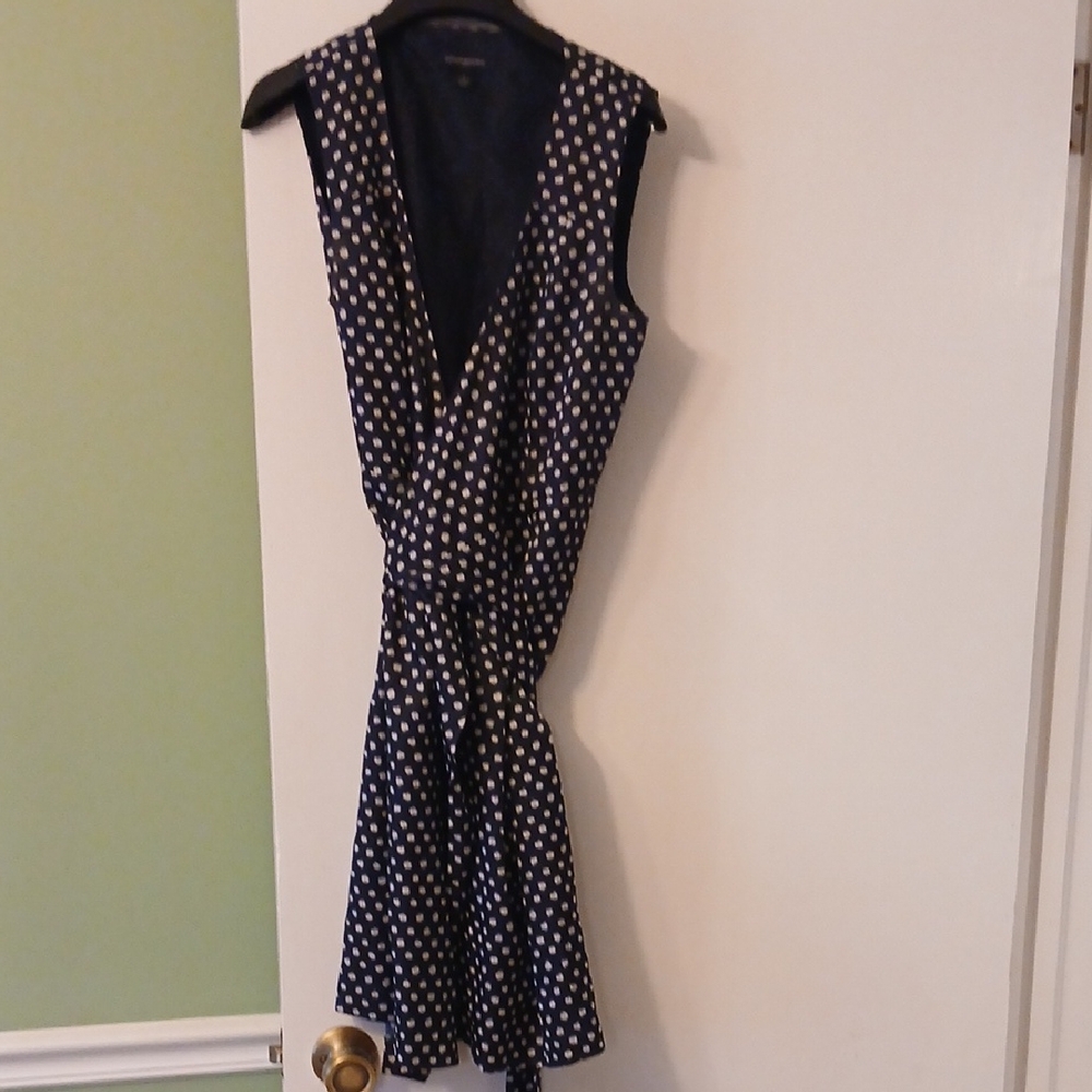 Banana Republic Polka Dot Sleeveless Dress
